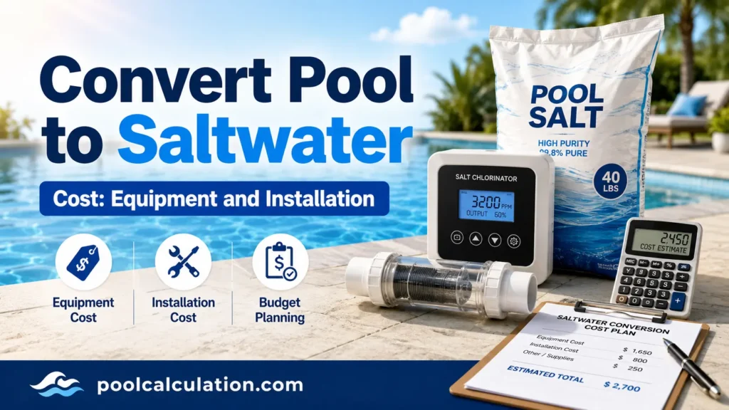 Convert Pool to Saltwater Cost