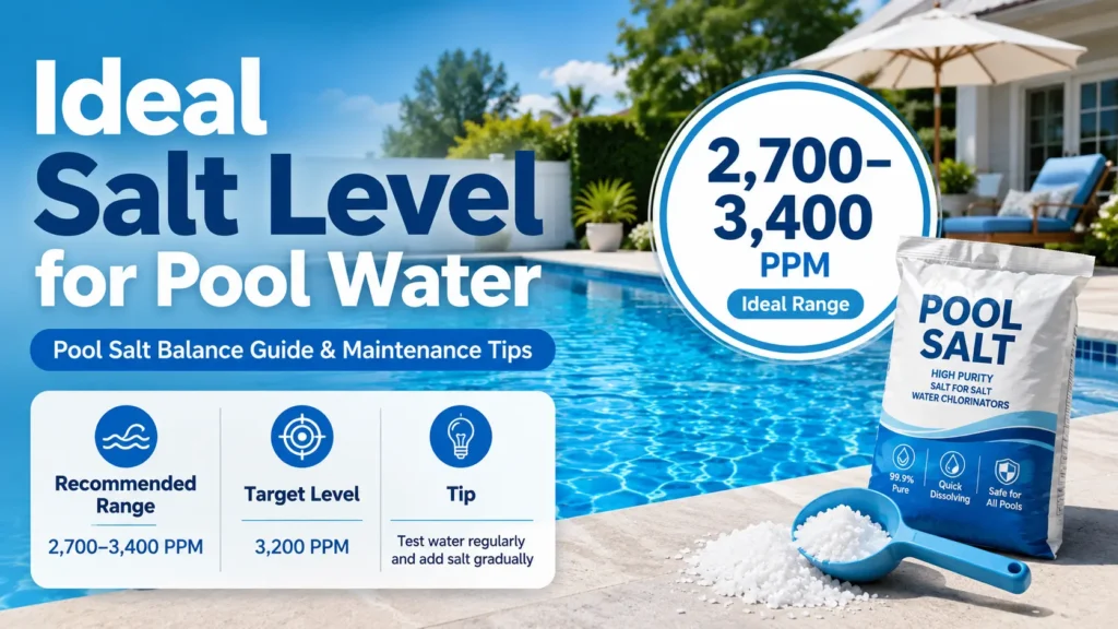 Ideal Salt Level for Pool Water