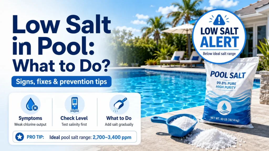 salt level in pool