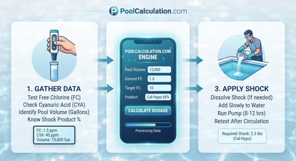 Pool Shock Calculator