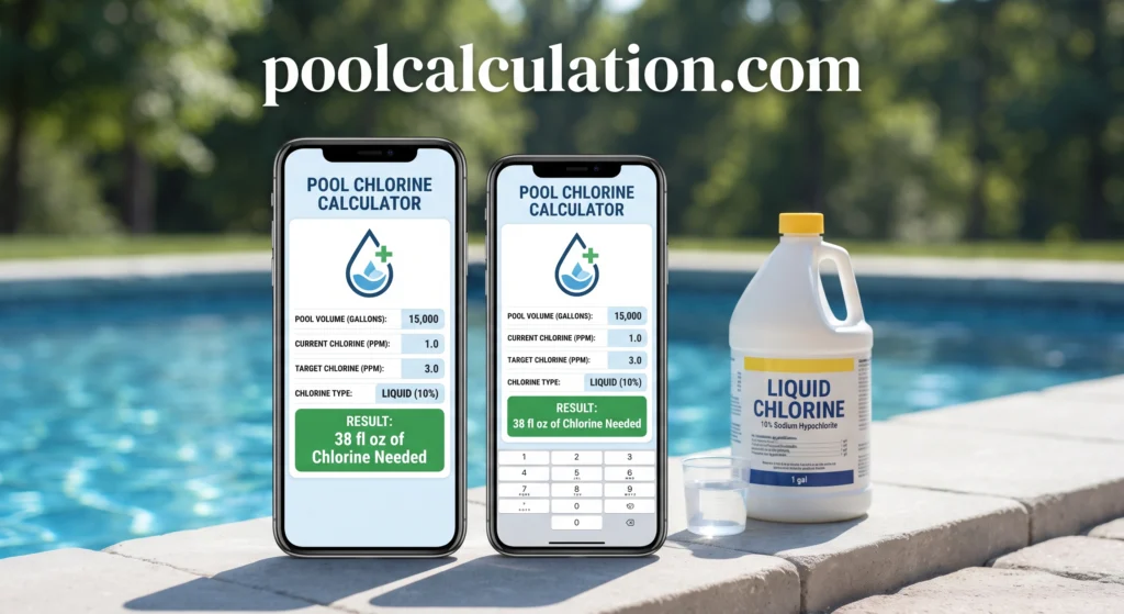 pool chlorine calculator guide
