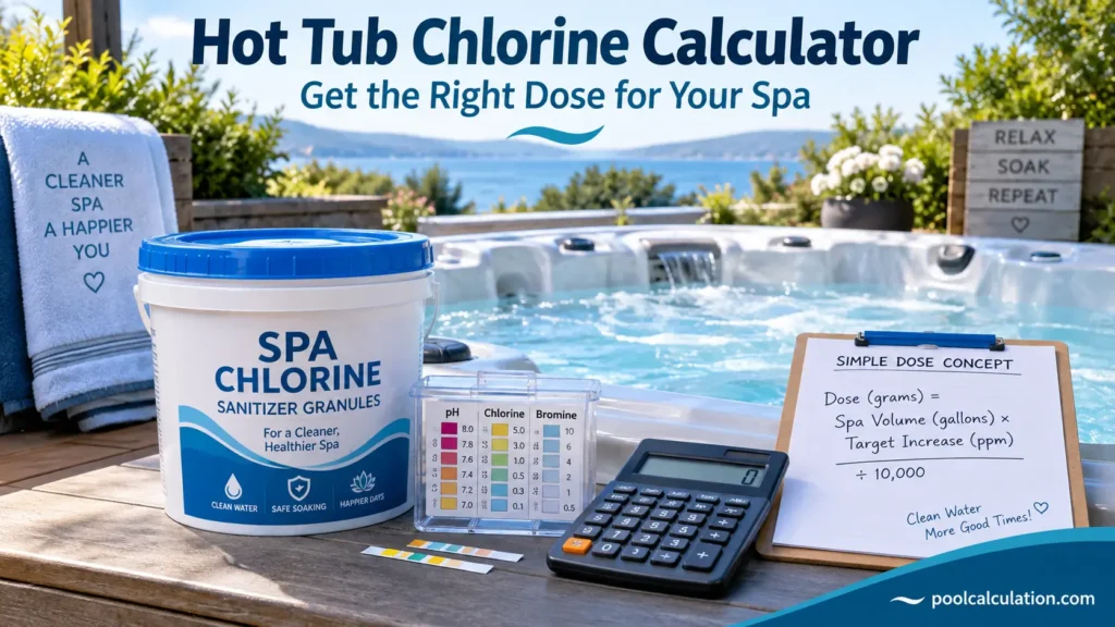 hot tub chlorine calculator