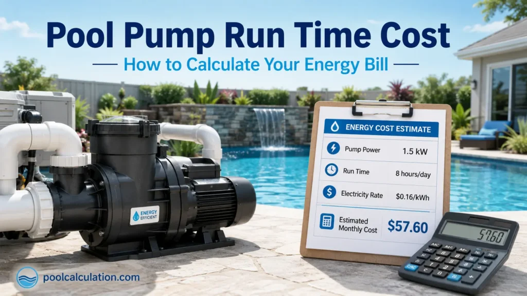 Pool Pump Run Time Cost | How to Calculate Your Energy Bill
